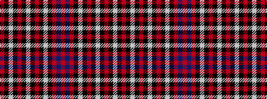 idealised woven sample of pattern RBRKWKRKWKRKWKR