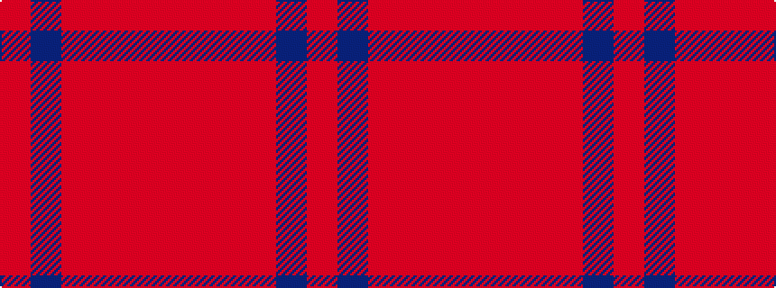 idealised woven sample of pattern RBRRRR