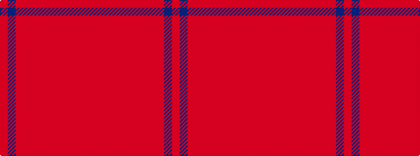 idealised woven sample of pattern RBRRRRRRRRRR