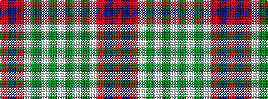 idealised woven sample of pattern RBRWGWGW