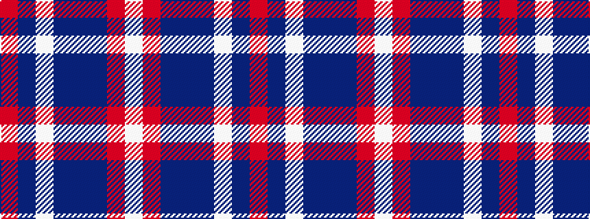idealised woven sample of pattern RBWBBBRW