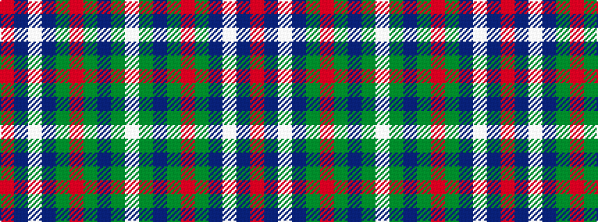 idealised woven sample of pattern RBWBGRGBGW