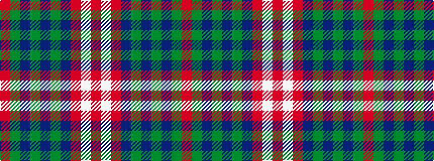 idealised woven sample of pattern RGBGBGBRWR