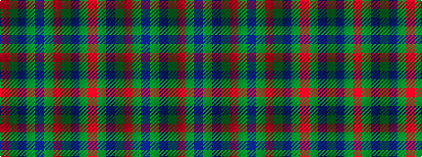 idealised woven sample of pattern RGBGBGRGBGR