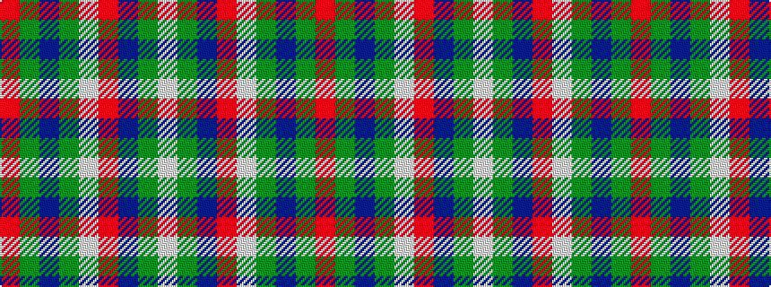 idealised woven sample of pattern RGBGWRBGW