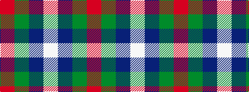 idealised woven sample of pattern RGBW