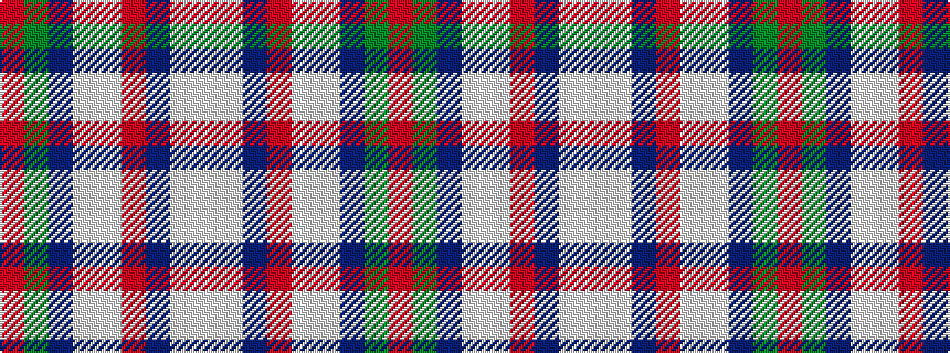 idealised woven sample of pattern RGBWWRBWW