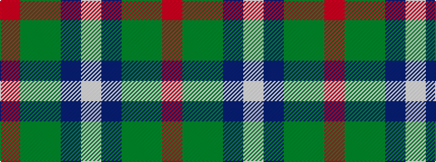idealised woven sample of pattern RGGBW