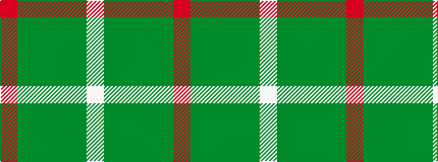 idealised woven sample of pattern RGGGGW