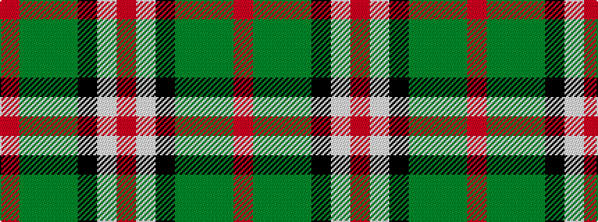 idealised woven sample of pattern RGGGKWR
