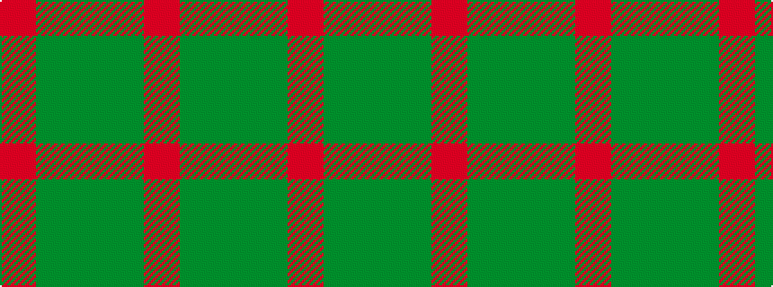 idealised woven sample of pattern RGGGR
