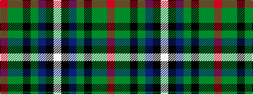 idealised woven sample of pattern RGGKGBKW