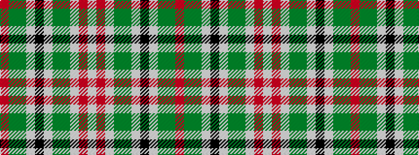 idealised woven sample of pattern RGGWKWGGWRW