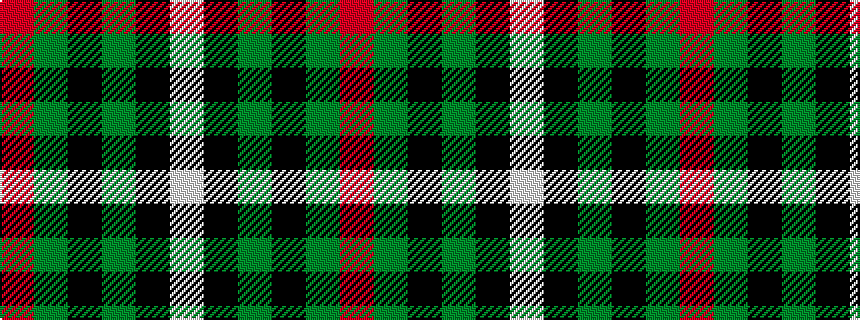 idealised woven sample of pattern RGKGKW