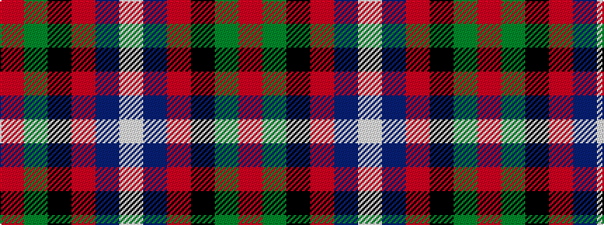 idealised woven sample of pattern RGKRBW
