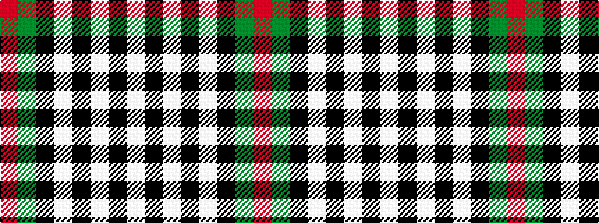 idealised woven sample of pattern RGKWKWKW