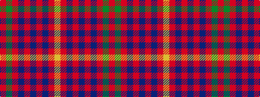 idealised woven sample of pattern RGRBRBRBRY