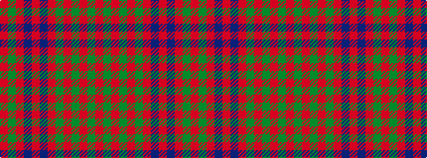 idealised woven sample of pattern RGRBRBRGRGRGR