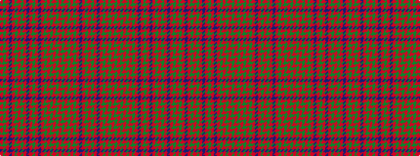 idealised woven sample of pattern RGRBRGRGRBRGRBRGRGRGRGRGRGRBRGR