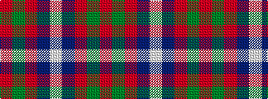 idealised woven sample of pattern RGRBW