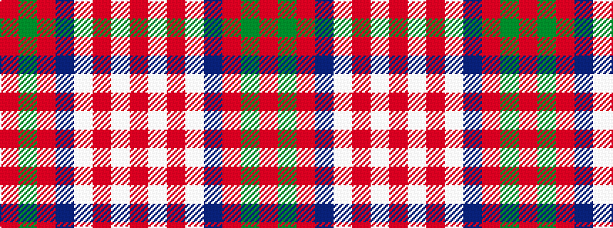 idealised woven sample of pattern RGRBWRWR