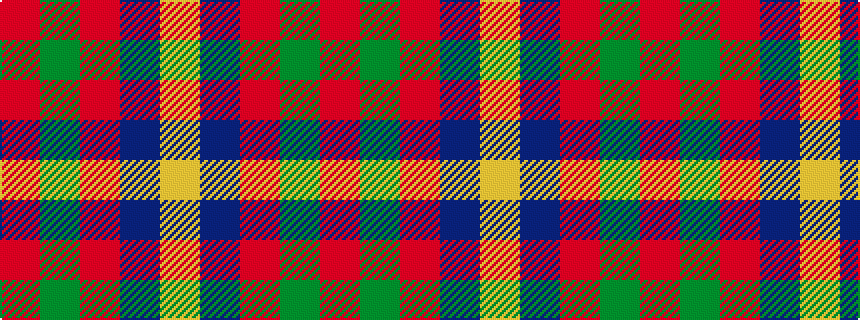 idealised woven sample of pattern RGRBY