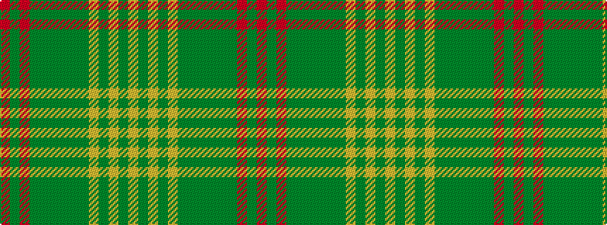 idealised woven sample of pattern RGRGGGGGGYGYGY