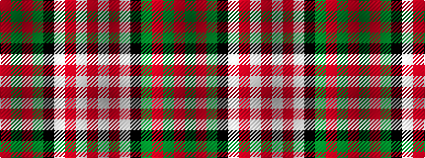 idealised woven sample of pattern RGRGKWRWR