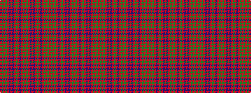 idealised woven sample of pattern RGRGRBRBRGRBRGRGRBRBRGRBRGRGR