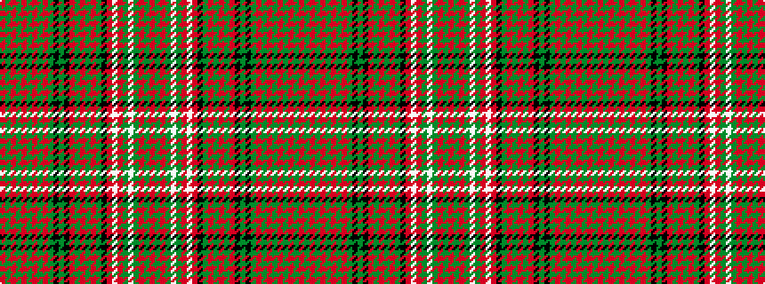 idealised woven sample of pattern RGRGRGRGRGKGKRGRGRGKRWRGWGRGR