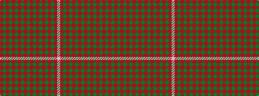 idealised woven sample of pattern RGRGRGRGRGRGRGRGRGRW