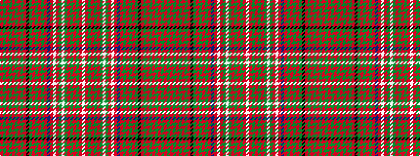 idealised woven sample of pattern RGRGRGRGRKGRGRGRBRWRGWGRGRGRW