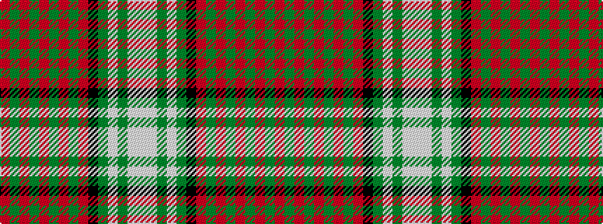 idealised woven sample of pattern RGRGRGRGRKGWGWW
