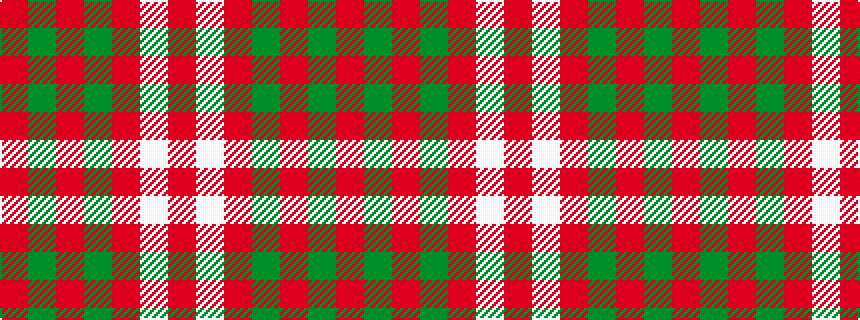 idealised woven sample of pattern RGRGRWR