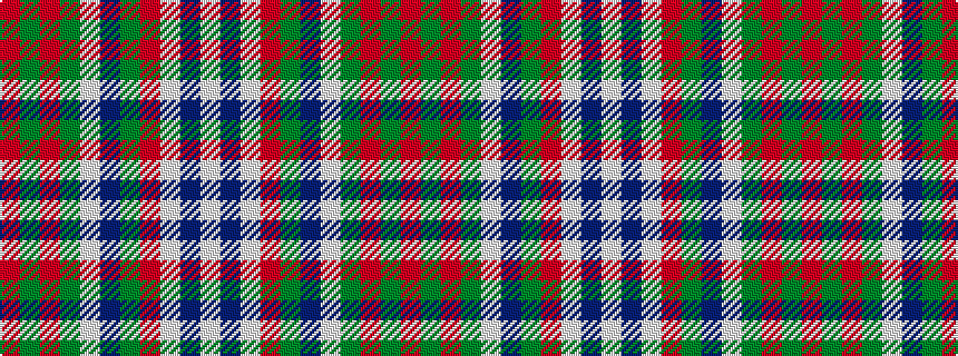 idealised woven sample of pattern RGRGWBGRWBW