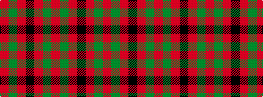 idealised woven sample of pattern RGRKRGR