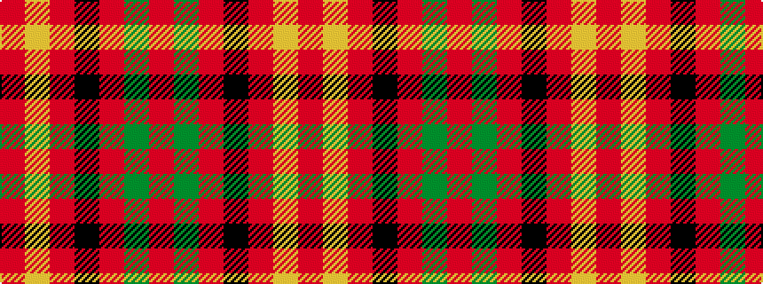 idealised woven sample of pattern RGRKRYR