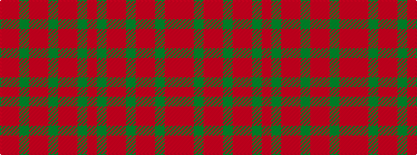 idealised woven sample of pattern RGRRGRRGRR