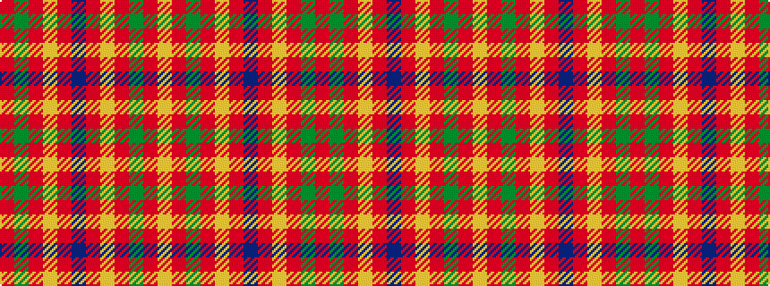 idealised woven sample of pattern RGRYRBRYRGRY