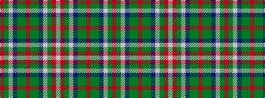 idealised woven sample of pattern RGWBGGRGGBWGRW