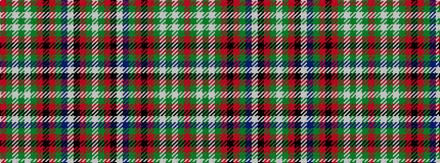 idealised woven sample of pattern RGWGWGRKRGBWKRGW