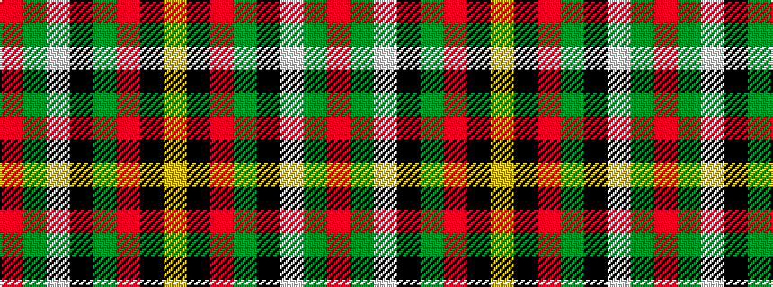 idealised woven sample of pattern RGWKGRKY