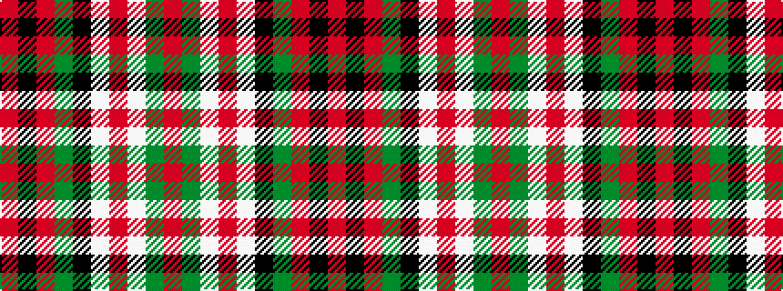 idealised woven sample of pattern RGWRWKGRKR