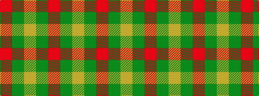 idealised woven sample of pattern RGYGR