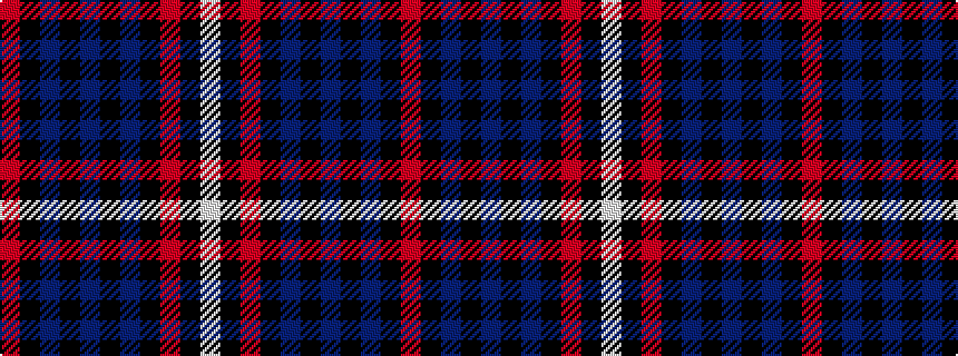 idealised woven sample of pattern RKBKBKBKRKW
