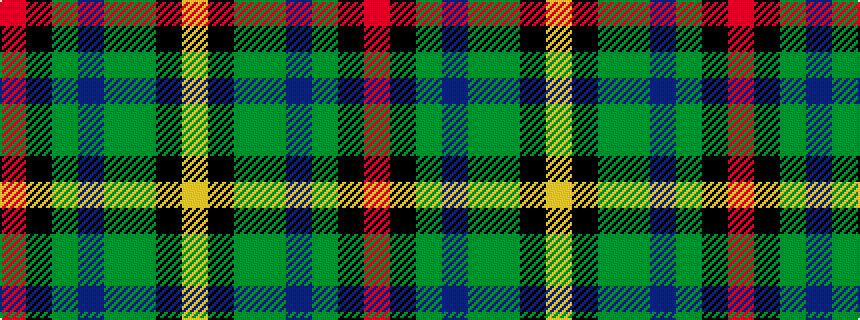 idealised woven sample of pattern RKGBGGKY