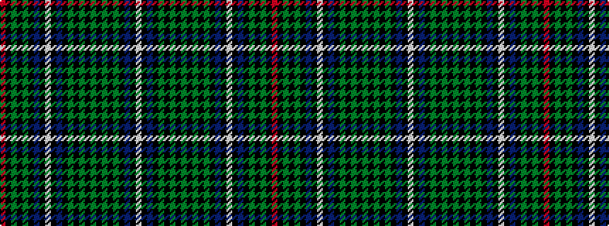 idealised woven sample of pattern RKGKGKBKWKBKGKGKGKGKGKBKW