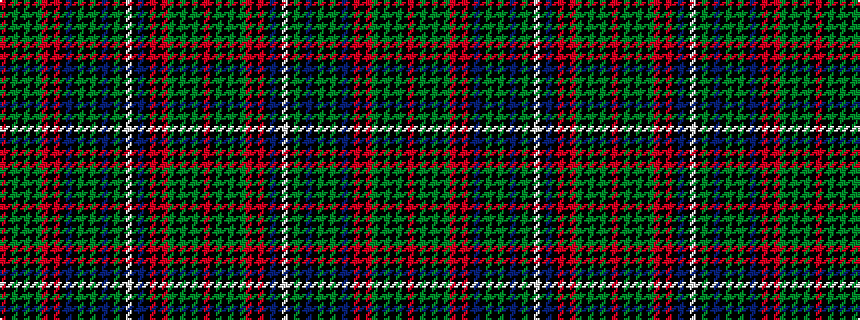 idealised woven sample of pattern RKGKGKGRKRKBKGKGKBKGKWKBKRKRGKGKGKR