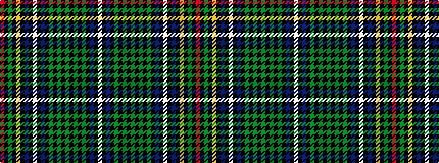 idealised woven sample of pattern RKGKYKBKWKBKGKGKGKGKGKBKW