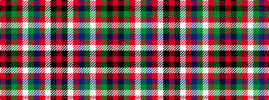 idealised woven sample of pattern RKGRWGBRWKR